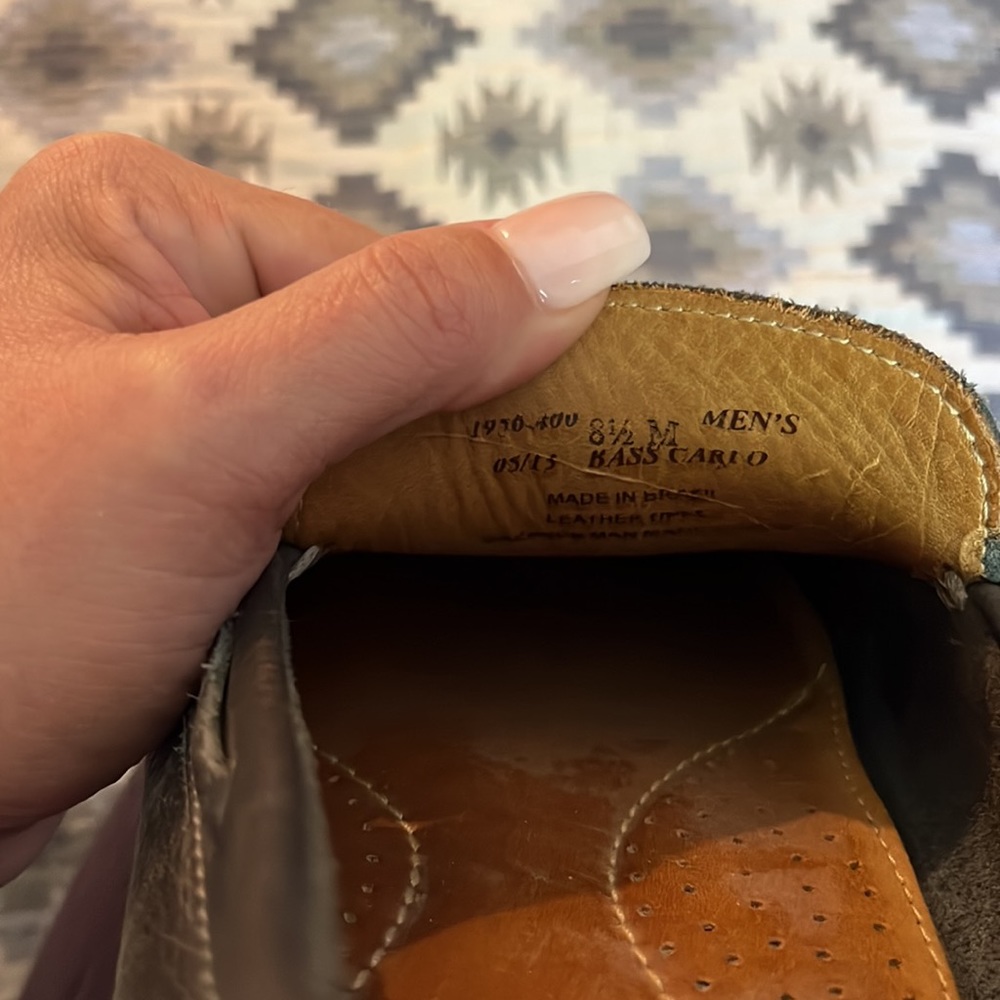G.H.Bass mens loafer boat shoes size 8 1/2 - Picture 6 of 6